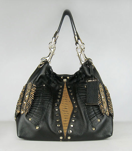 Jimmy Choo 2010 Studded borsa nera